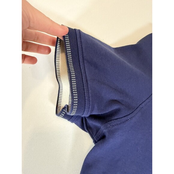 JACHS New York Men’s Small Navy Blue Short Sleeve Cotton Polo Shirt - Picture 5 of 11